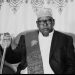 الرئيس الأسبق يعزي في وفاة الإمام محمد يوسف