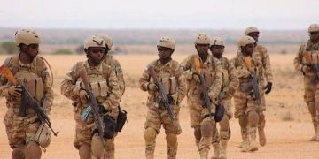 قوات دنب تستهدف مواقع الشباب في شبيلي السفلى