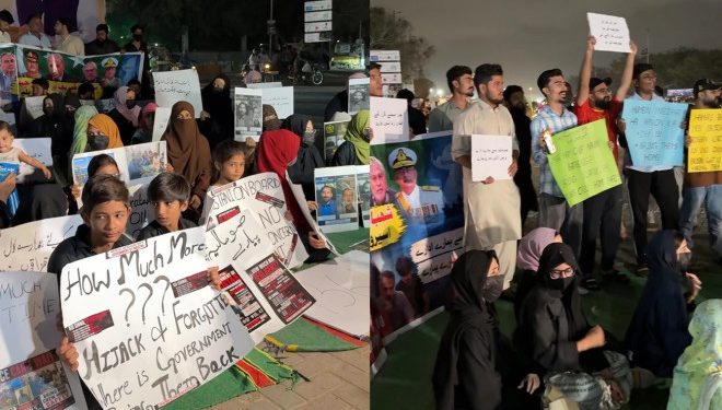 احتجاج في كراتشي بشأن بحارة محتجزين قبالة سواحل الصومال